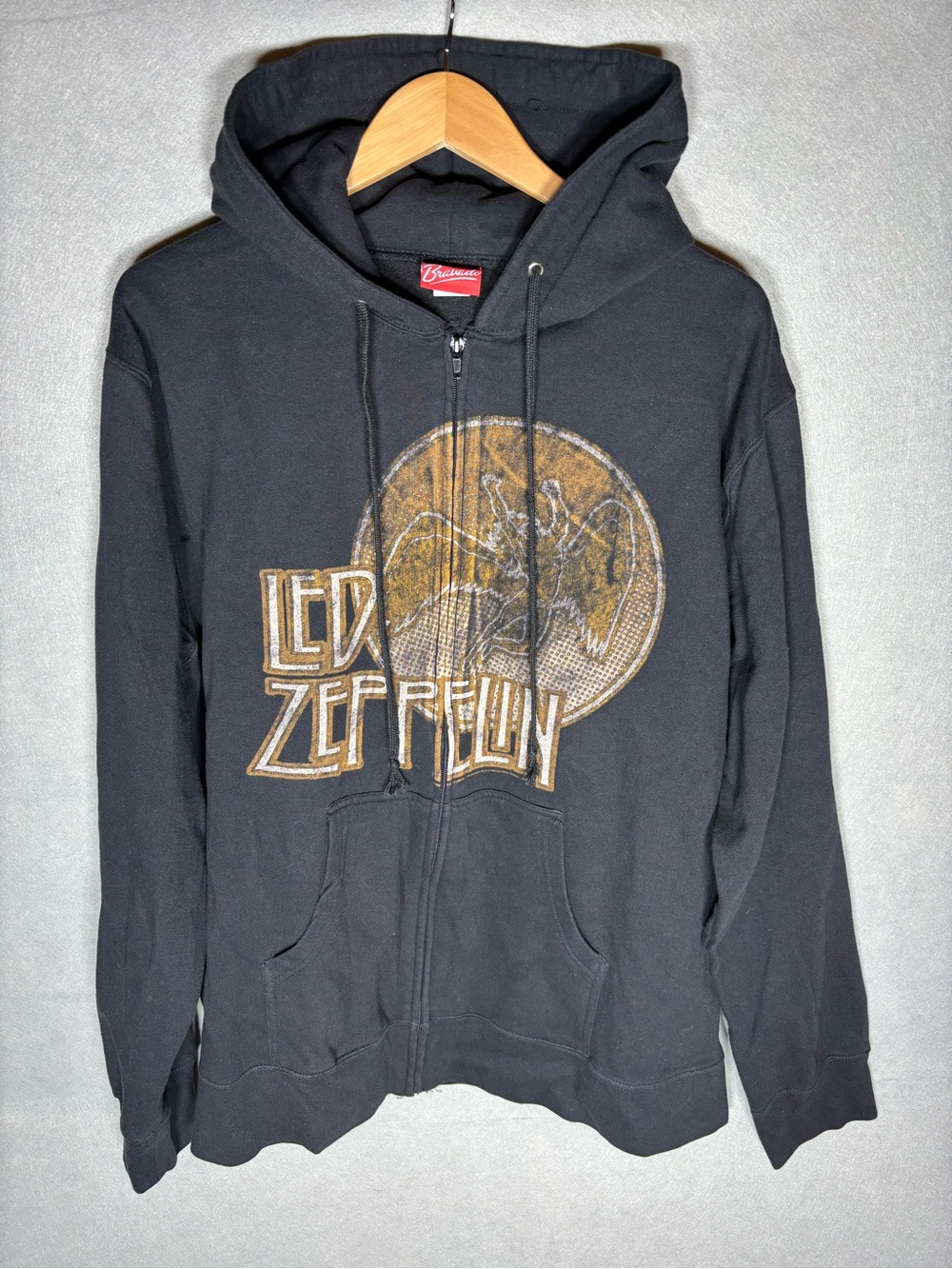 Bravado Led Zeppelin Falling Icarus Black Hoodie